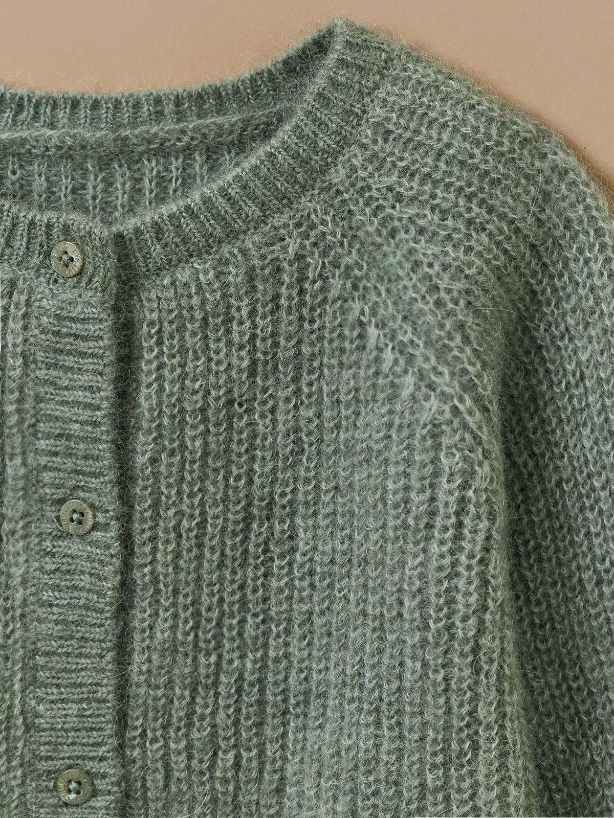 Cardigan laine et mohair Bébé