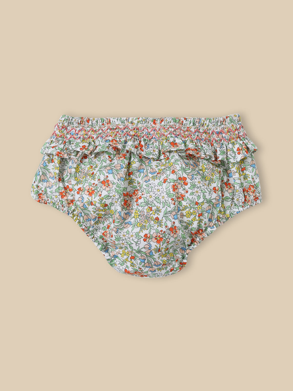 Baby's beach bloomers made with Liberty fabric