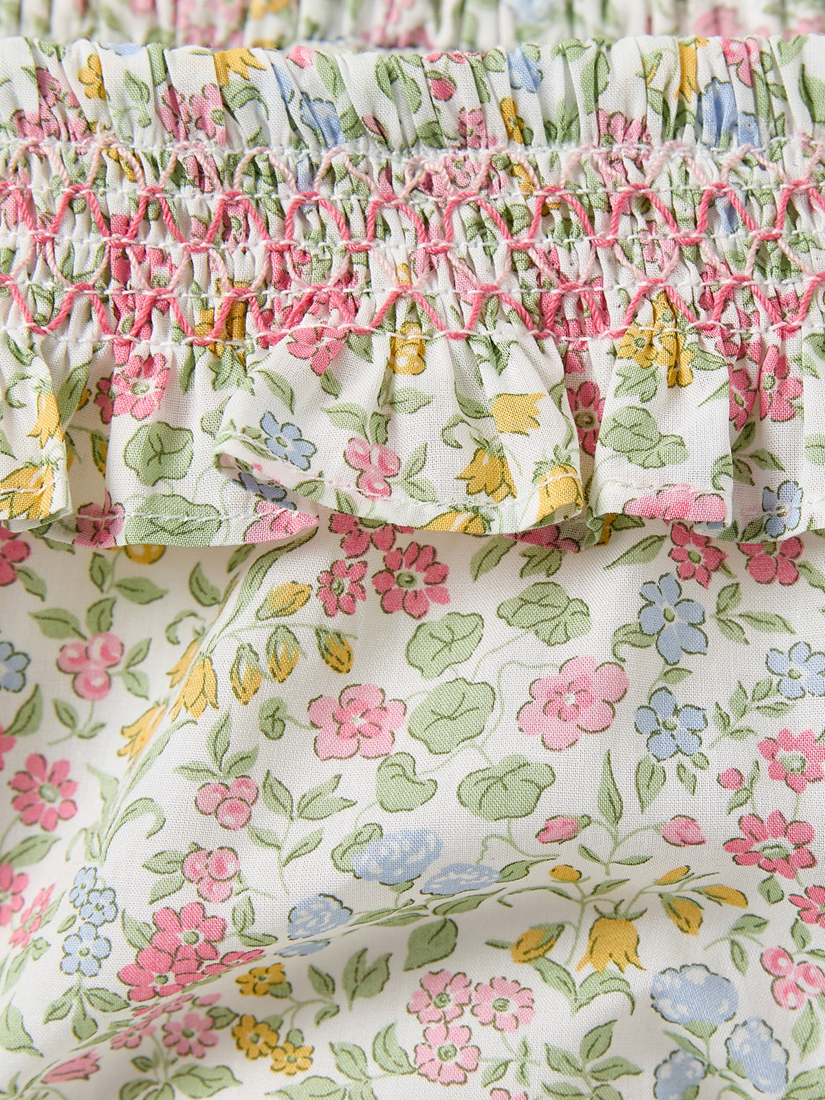 Baby's beach bloomers made with Liberty fabric
