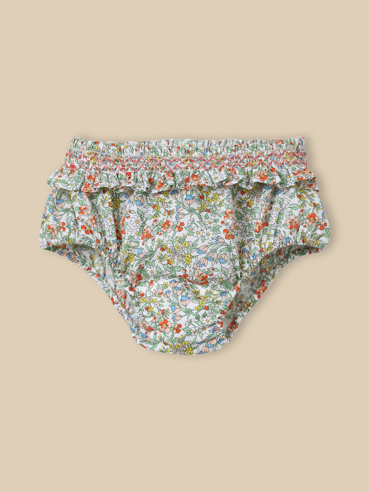 Baby's beach bloomers made with Liberty fabric