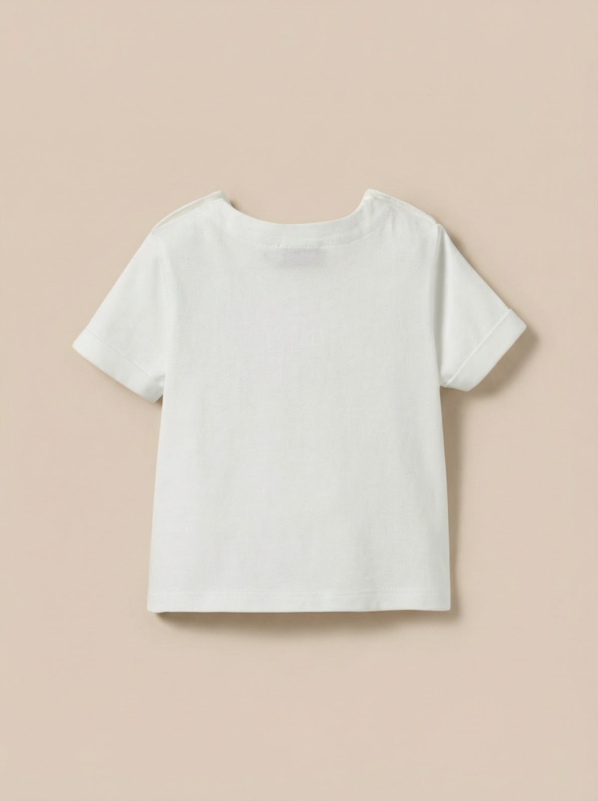 T-shirt Bébé lettres en tissu Liberty - Coton biologique