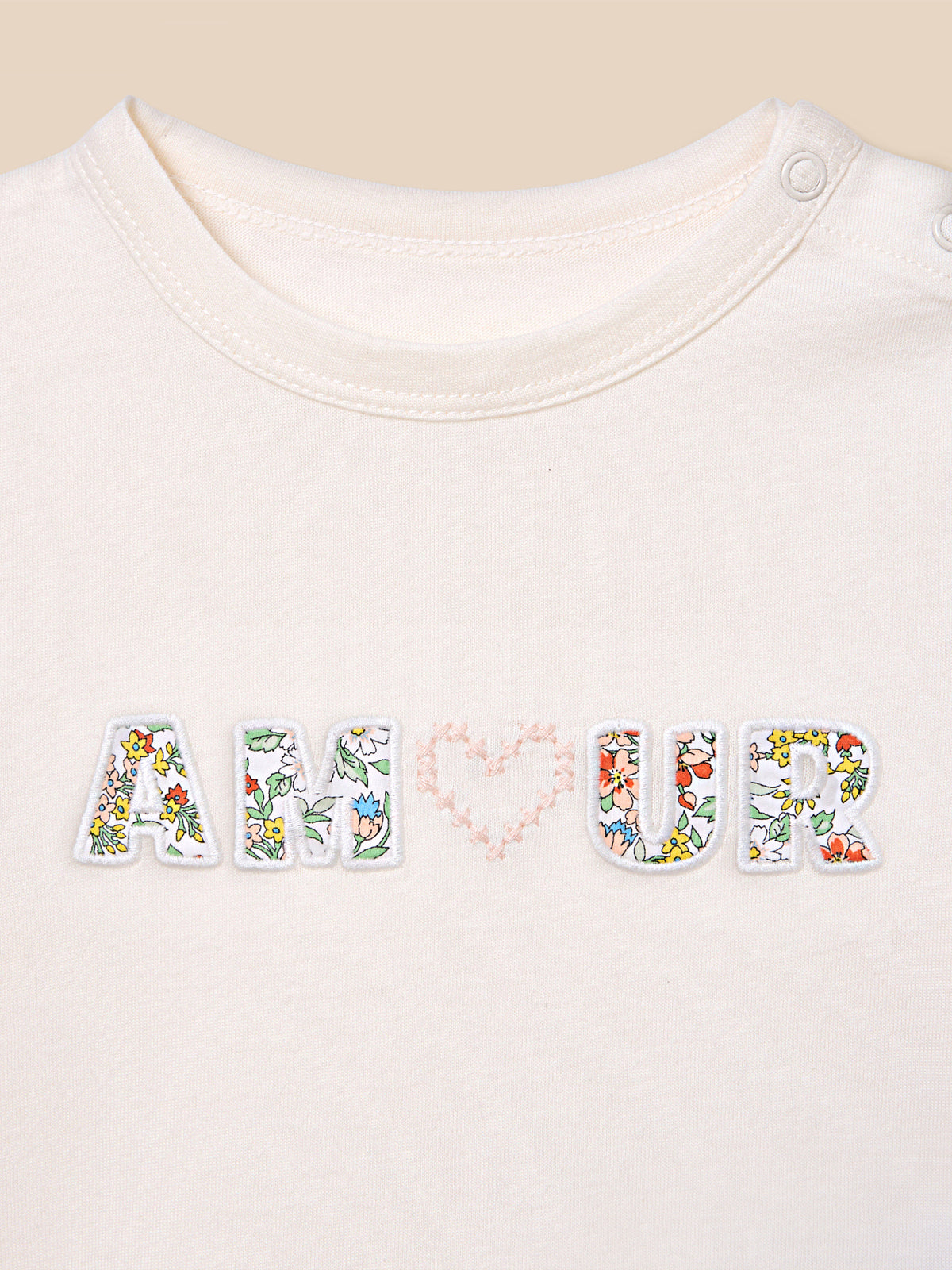 T-shirt Bébé tissu Liberty - Coton biologique