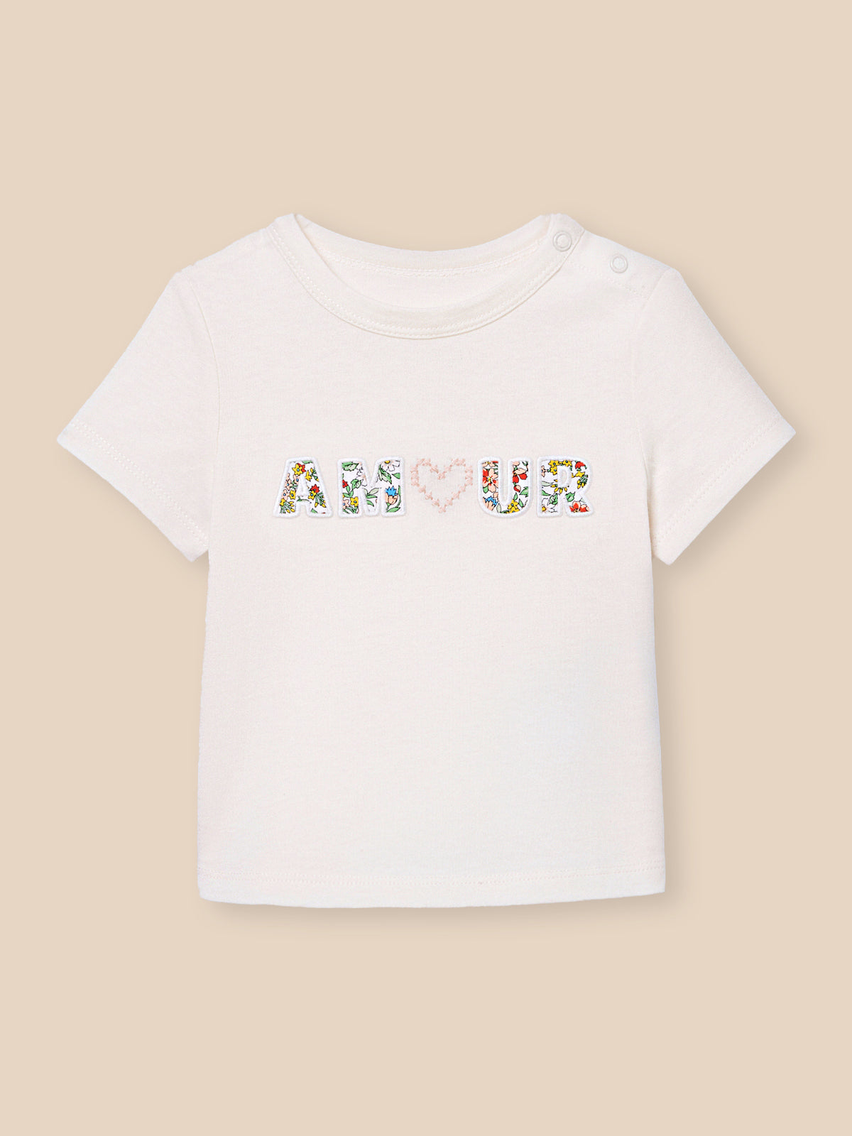 T-shirt Bébé tissu Liberty - Coton biologique