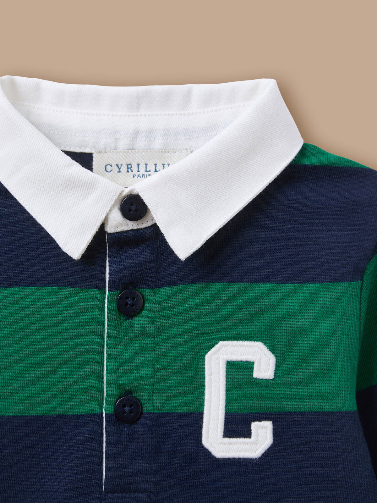 Polo rubgy Bébé - coton biologique