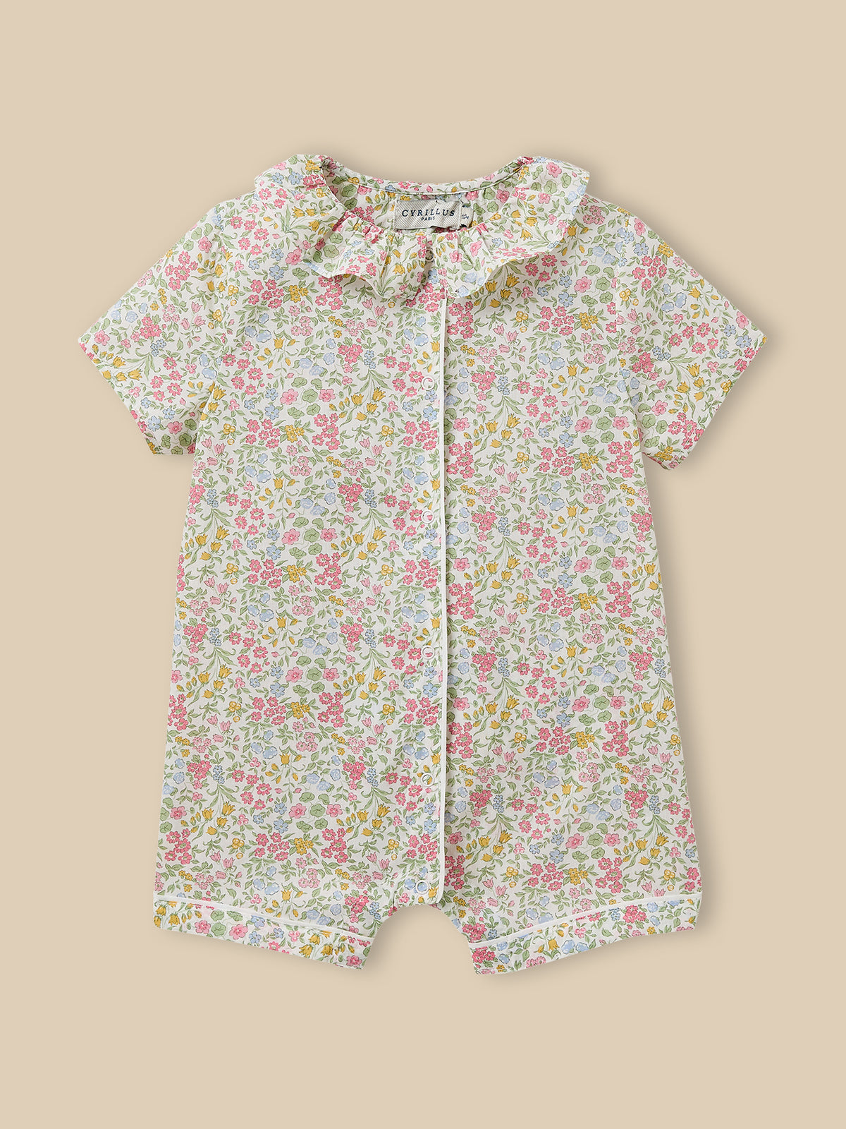 Liberty fabric baby pyjamas