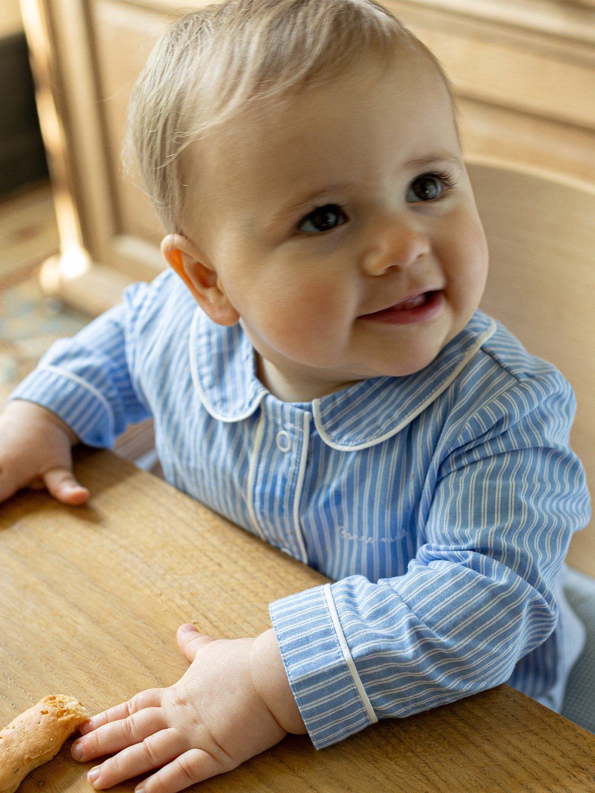 Striped Baby Sleep Suit