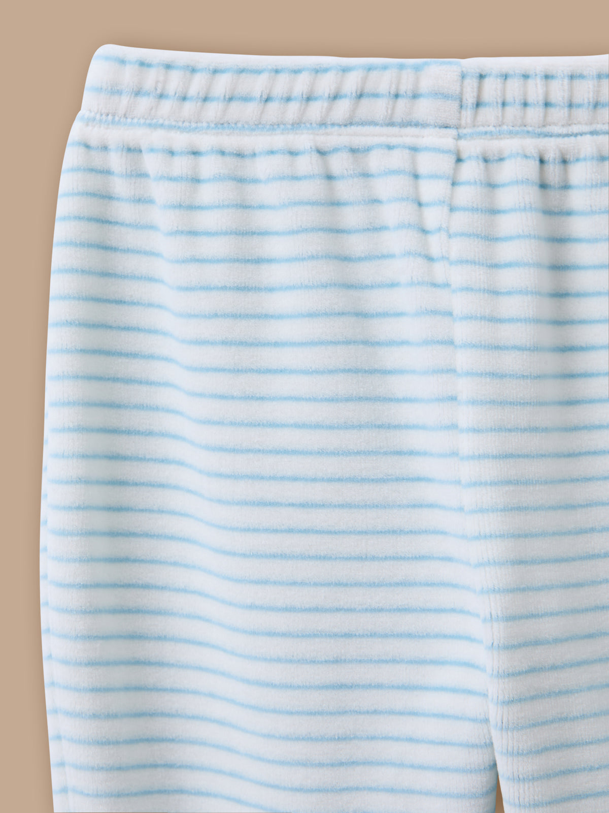 Striped Velvet Baby Pyjamas
