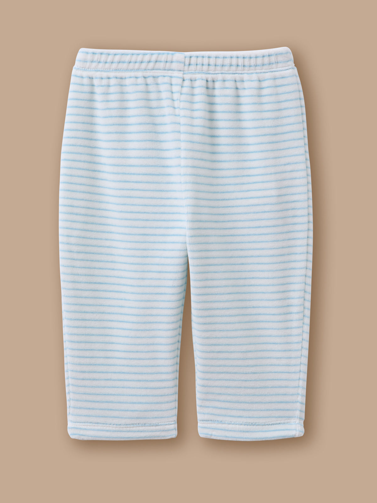 Striped Velvet Baby Pyjamas