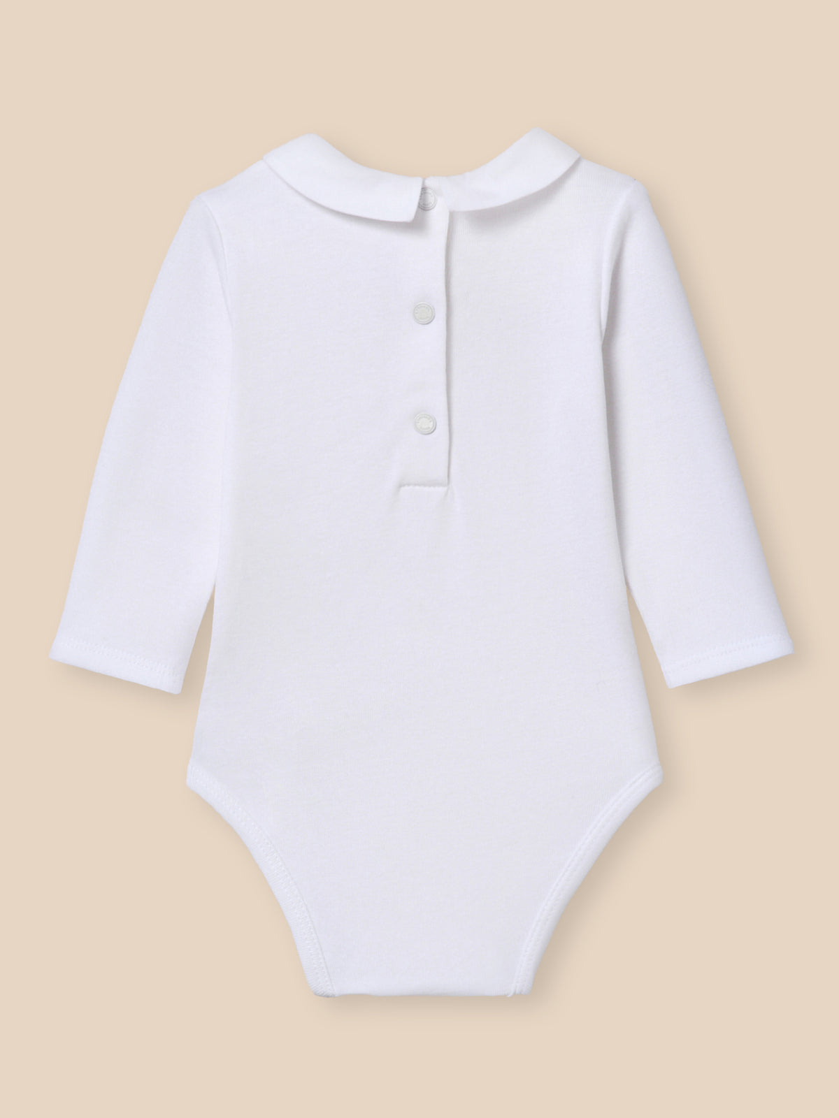 Baby bodysuit with mac milan collar – Organic cotton