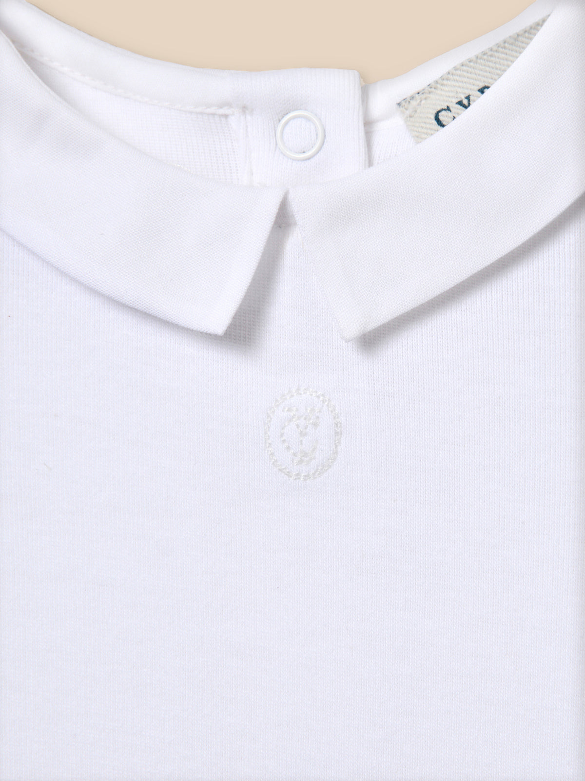 Baby milan mac collar bodysuit - Organic cotton