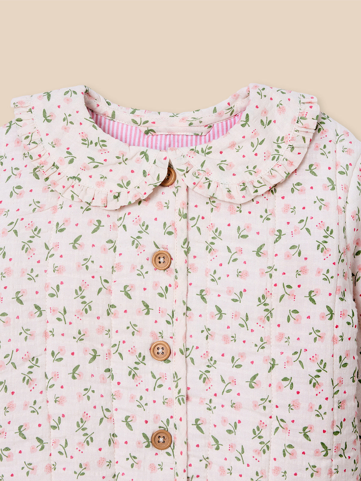 Baby's seersucker boutis jacket