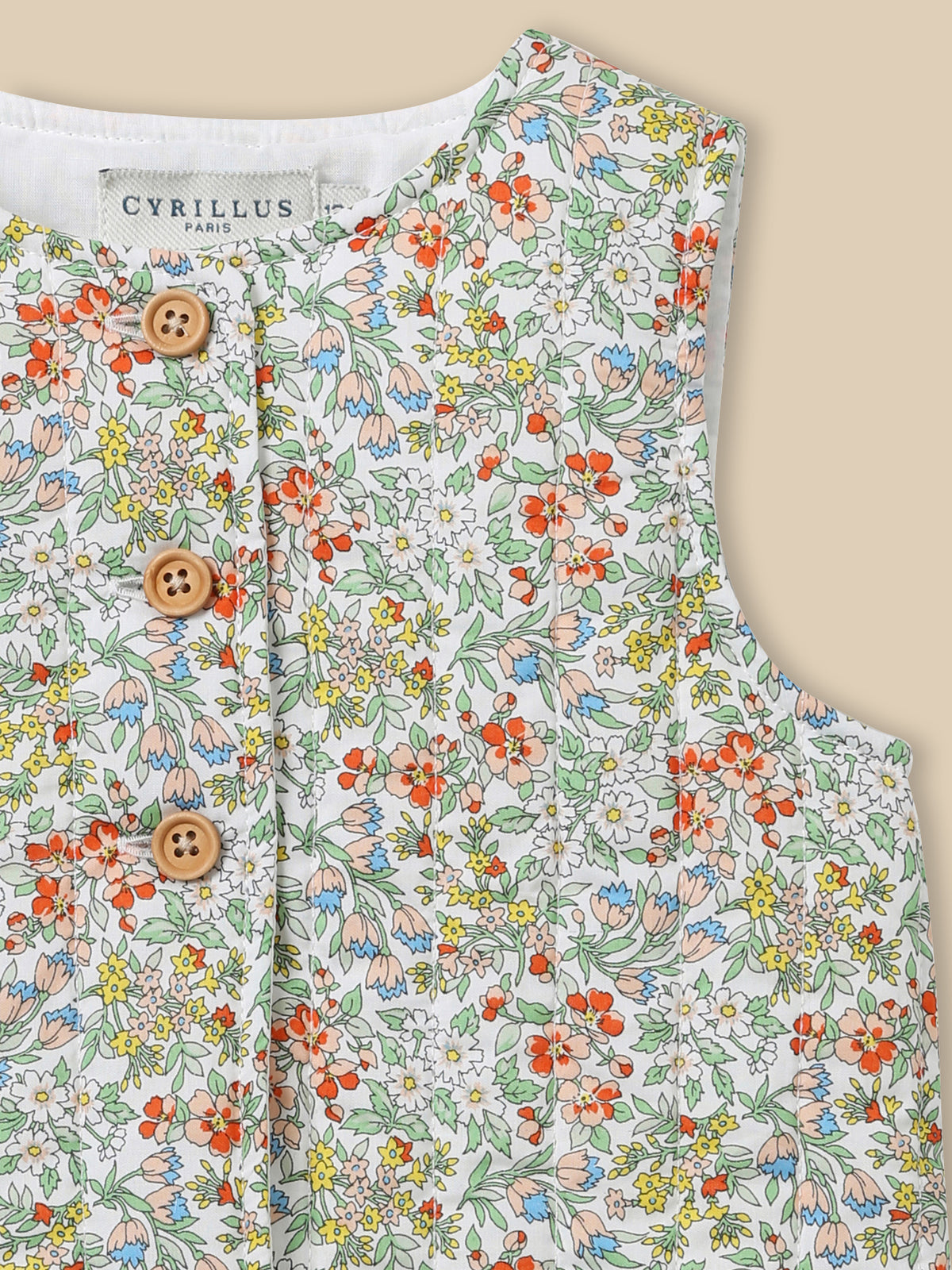 Liberty fabric baby jacket