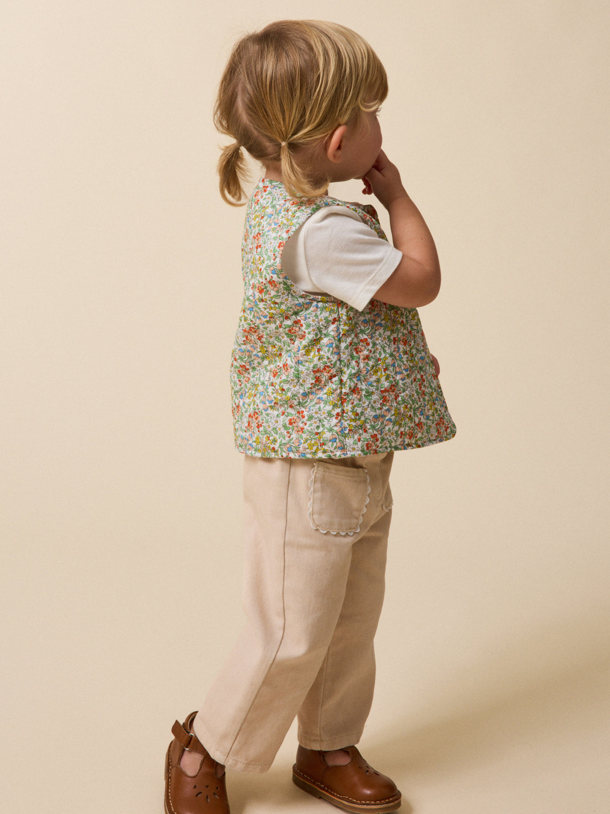 Liberty fabric baby jacket