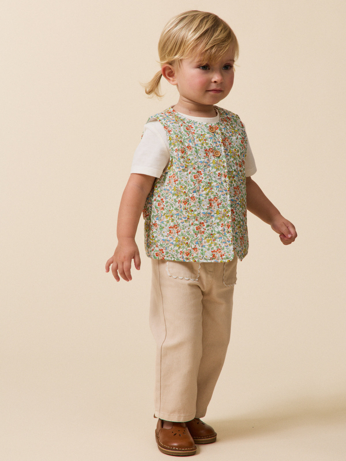 Liberty fabric baby jacket