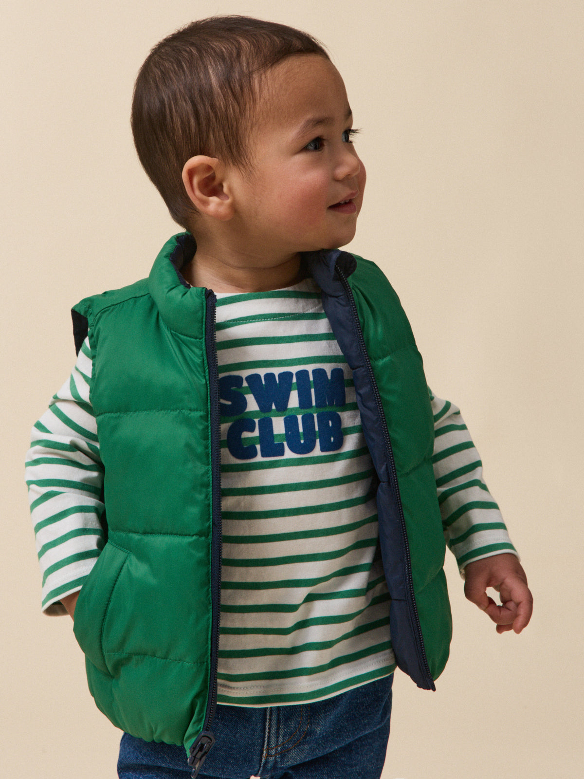 Doudoune réversible bébé