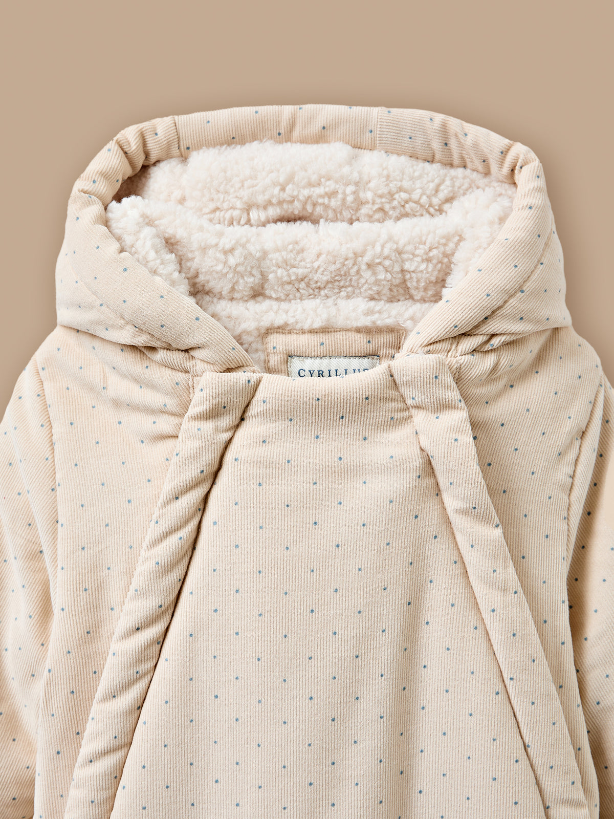 Baby pilot suit in corduroy