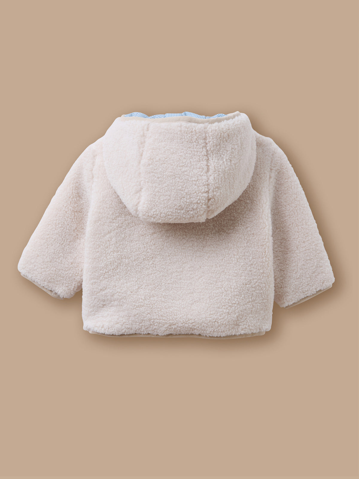 Veste burnous en sherpa Bébé