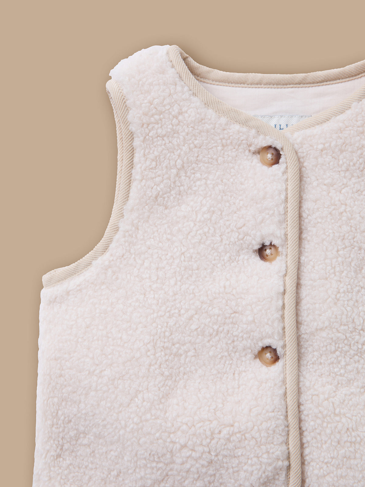 Veste sans manches sherpa Bébé