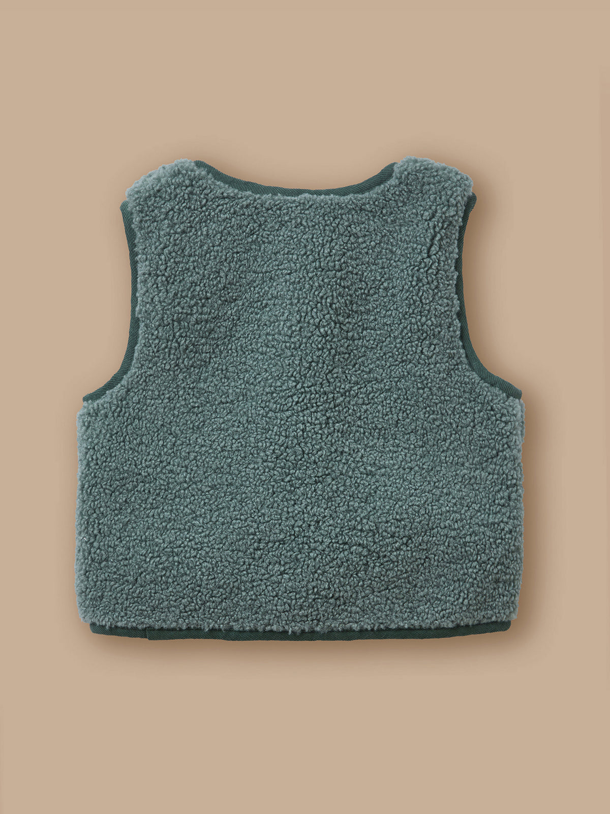 Baby sherpa sleeveless jacket