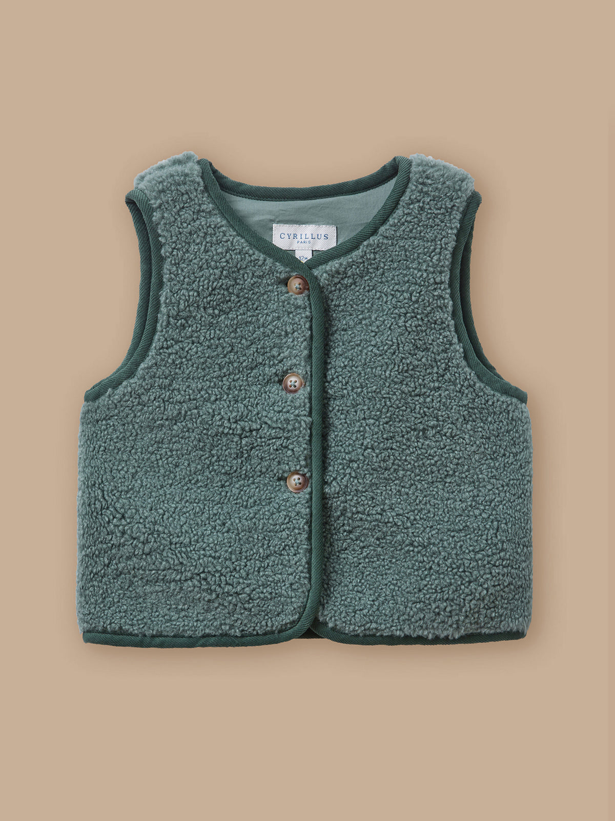Veste sans manches sherpa Bébé