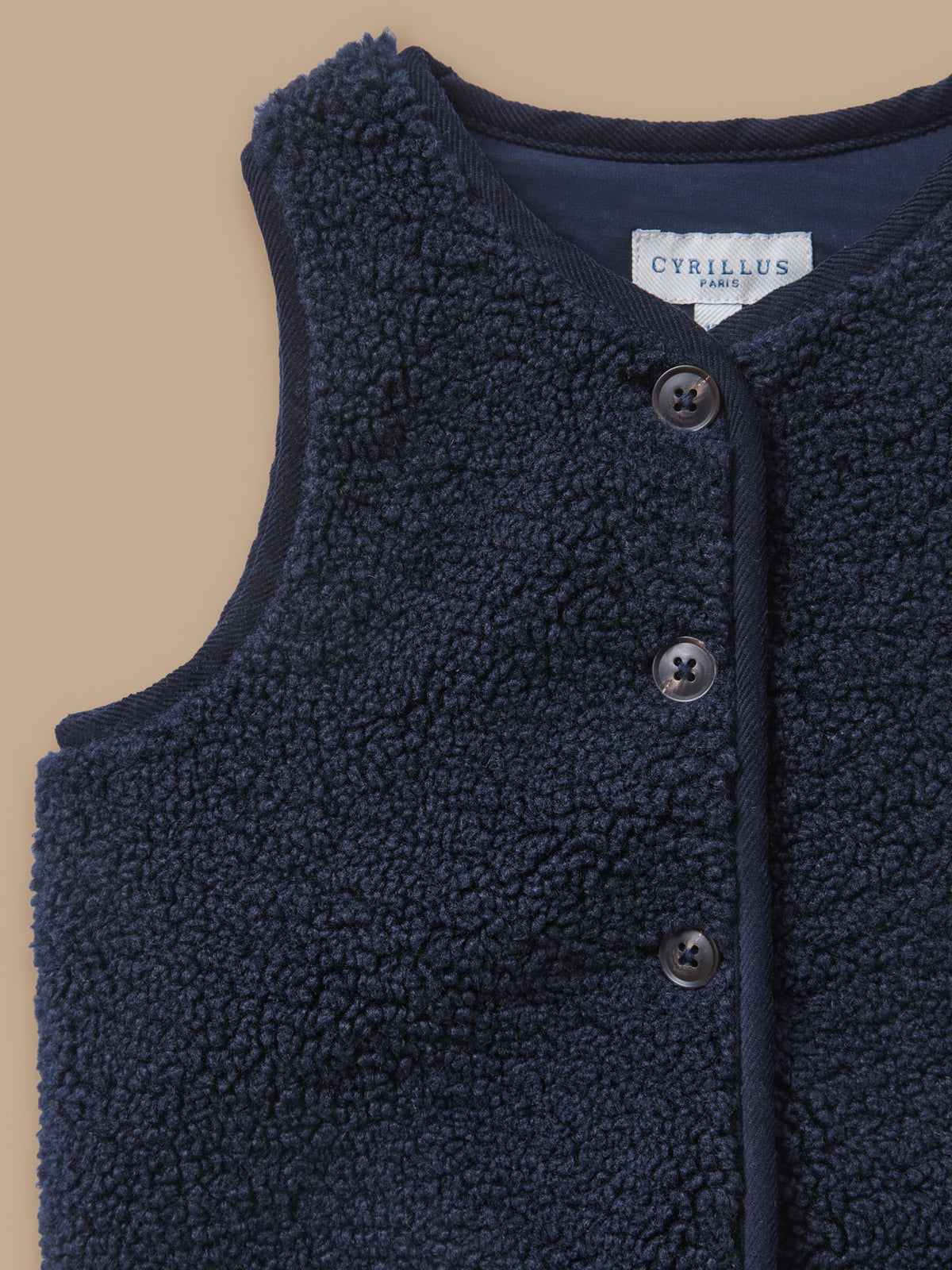 Baby Sherpa Sleeveless Jacket