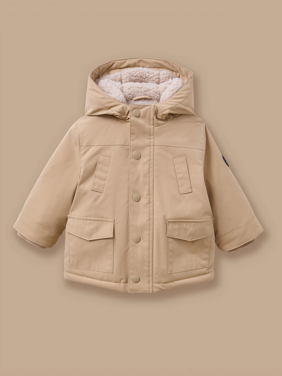 Parka doublée sherpa Bébé