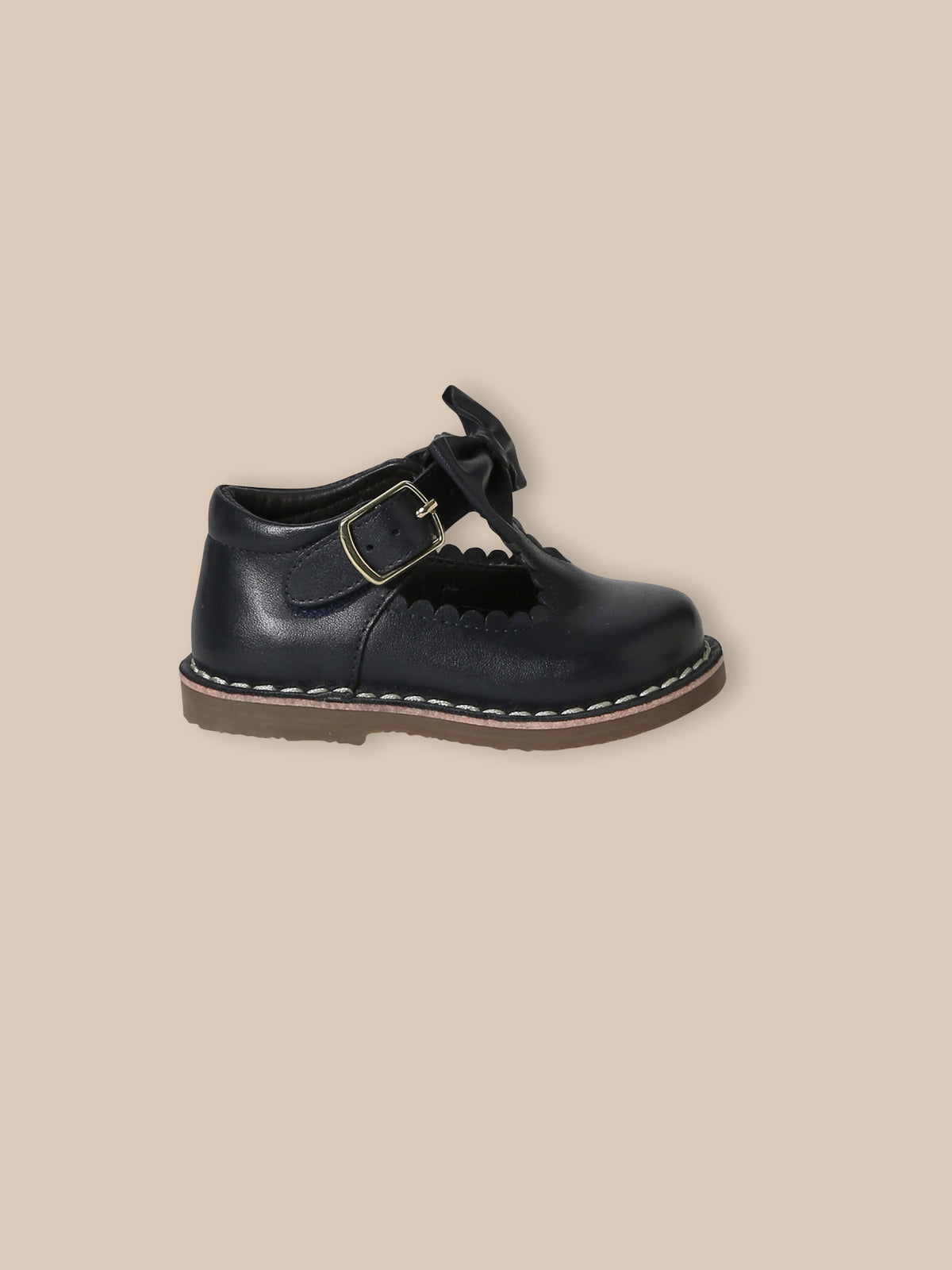 Baby's T-strap shoes with bow