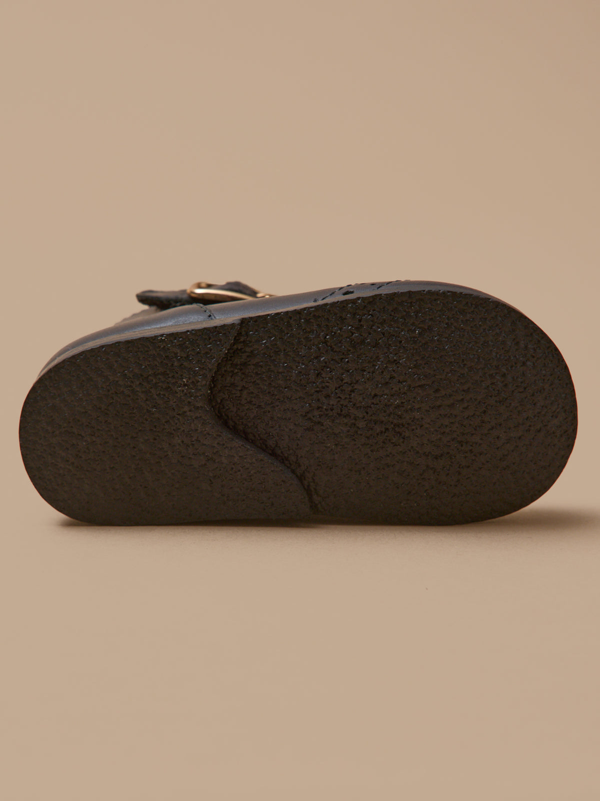 Baby's leather T-strap shoes