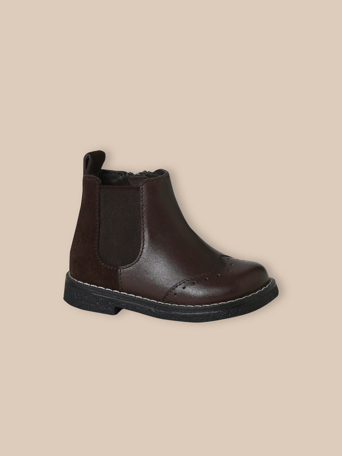 Boots Chelsea bébé en cuir