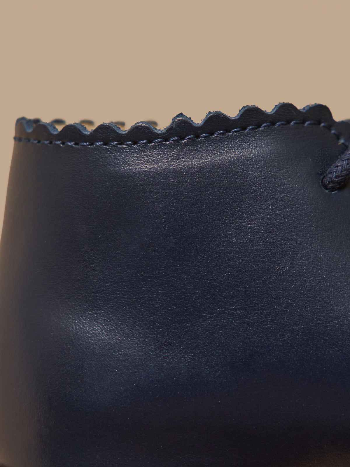 Bottines bout fleuri cuir bébé