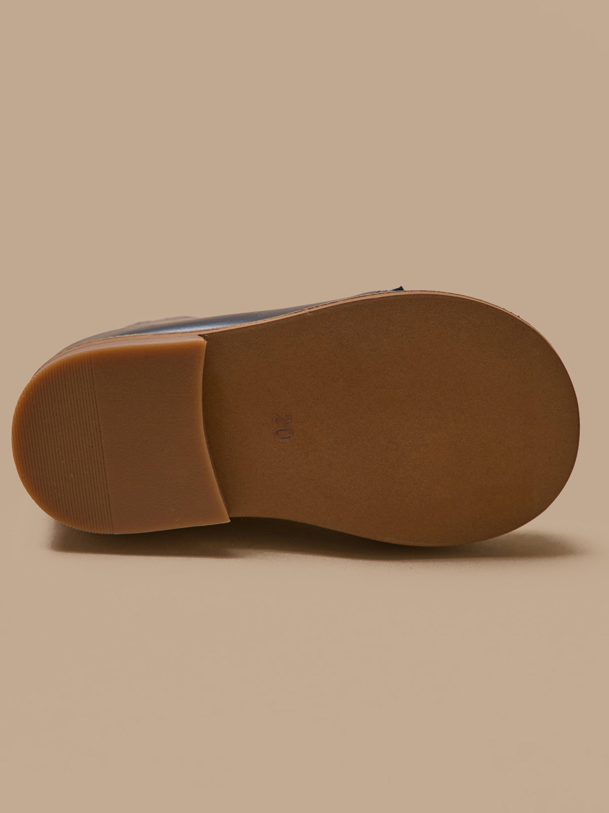 Bottines bout fleuri cuir bébé