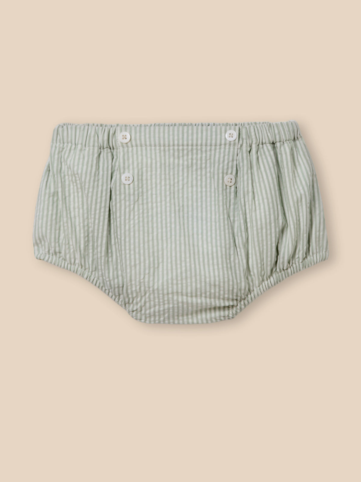 T-shirt and bloomer set in seersucker
