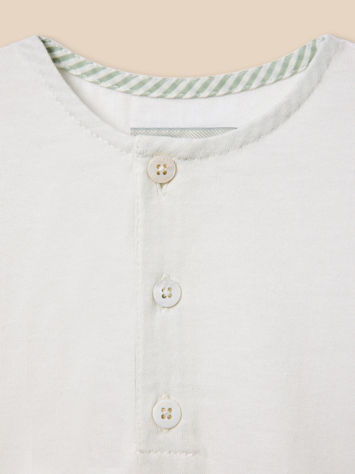 T-shirt and bloomer set in seersucker