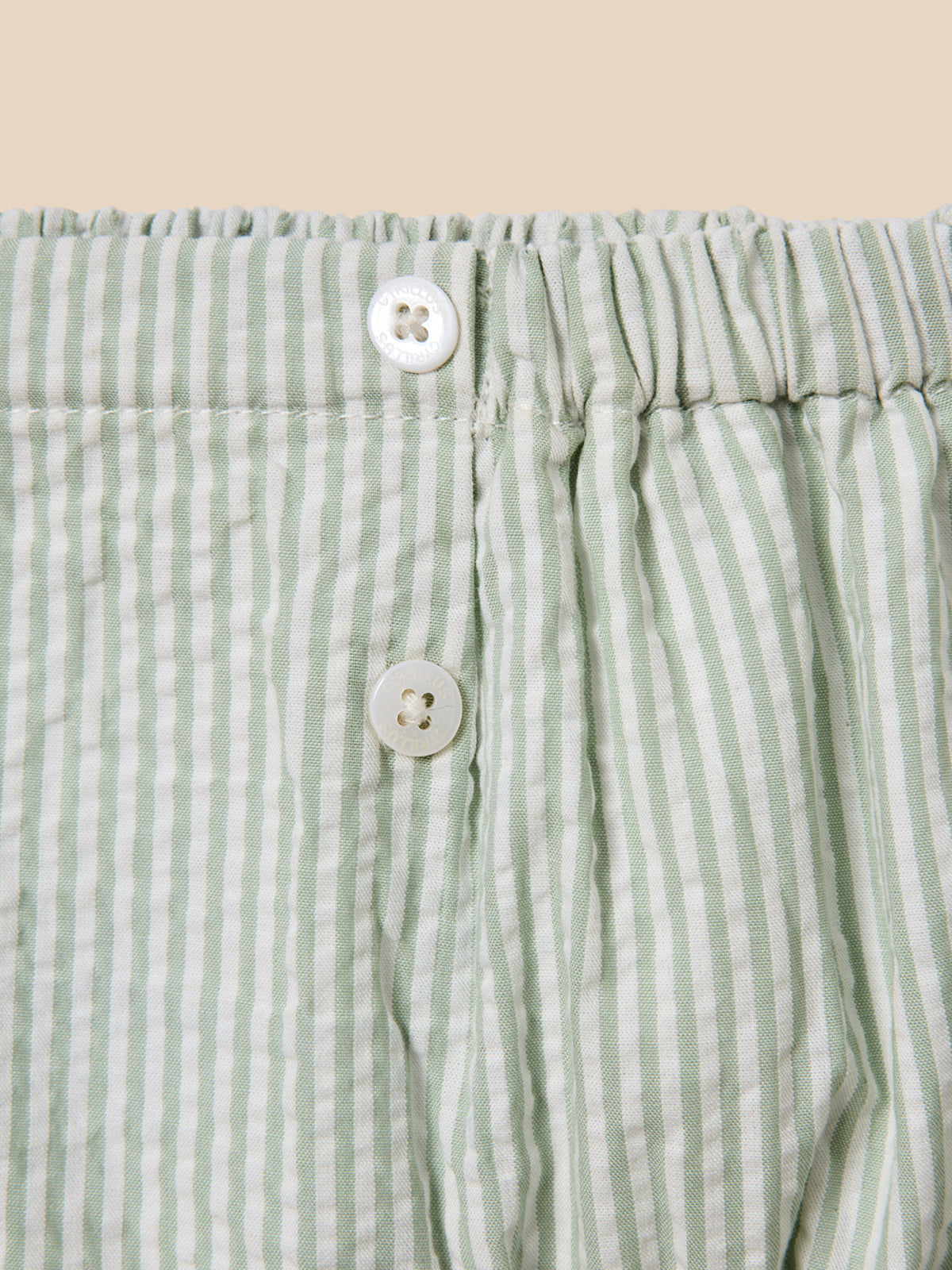 T-shirt and bloomer set in seersucker