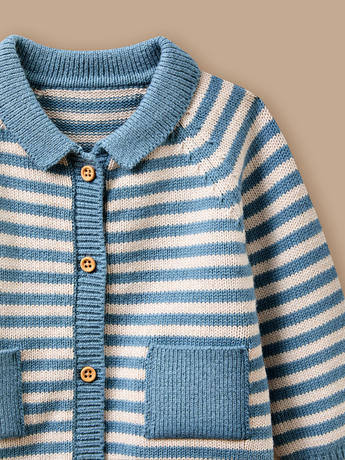 Ensemble en tricot rayé Bébé