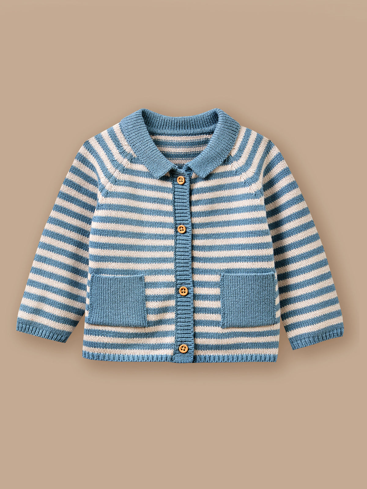 Ensemble en tricot rayé Bébé