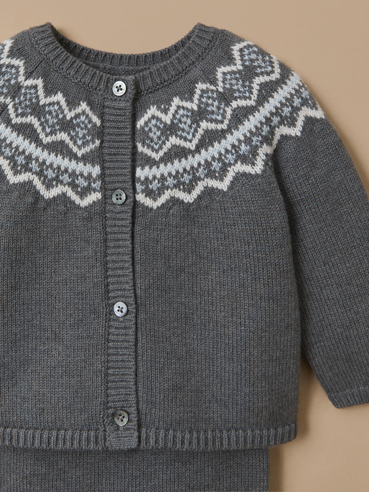 Ensemble motif jacquard Bébé