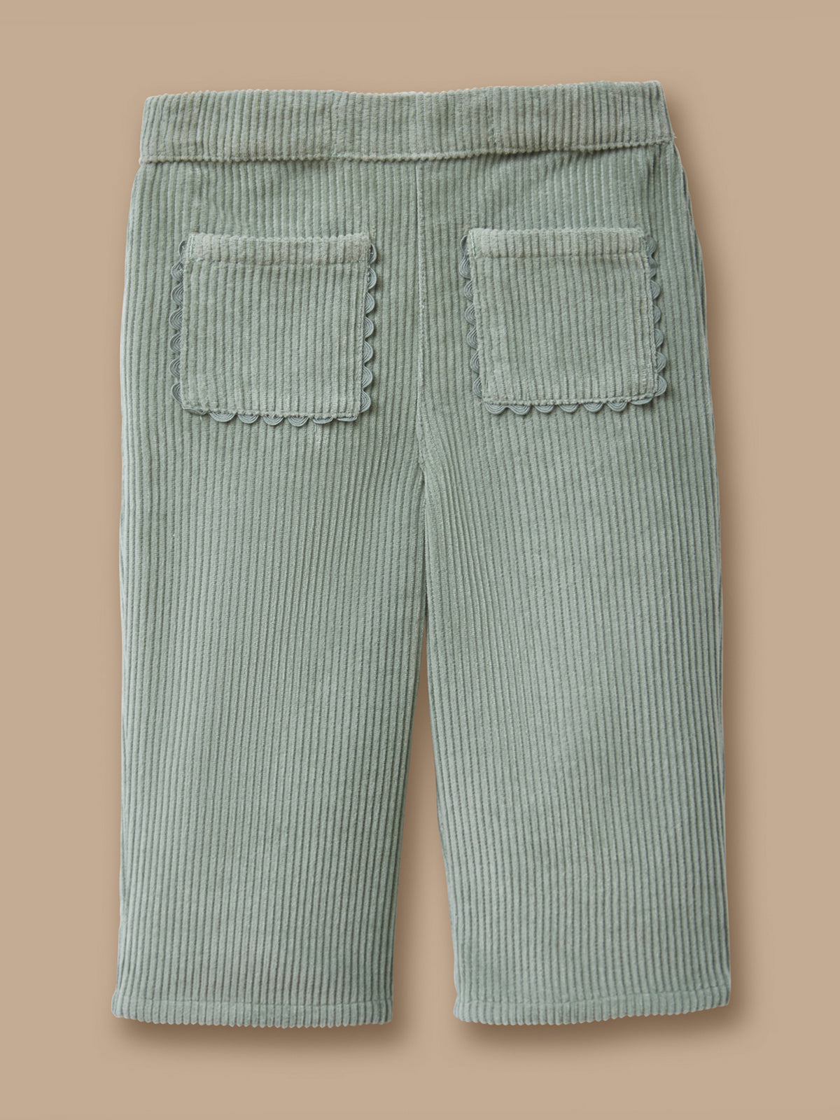 Pantalon en velours festonné Bébé