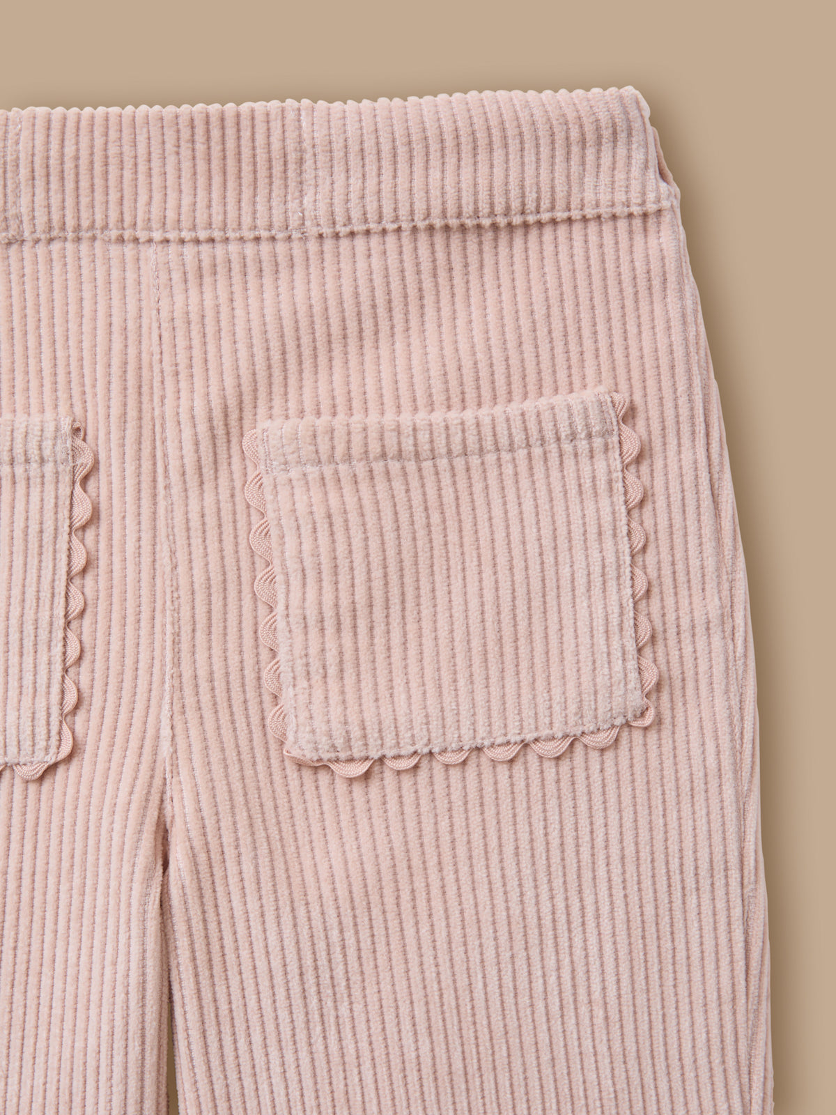 Pantalon en velours festonné Bébé