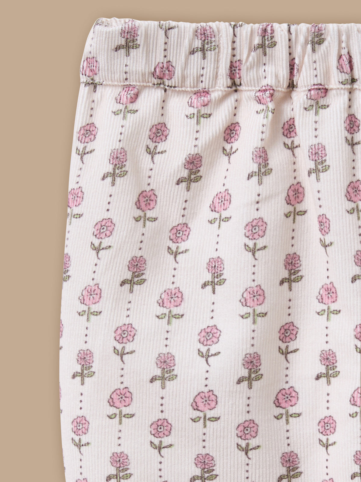 Pantalon en velours imprimé Bébé