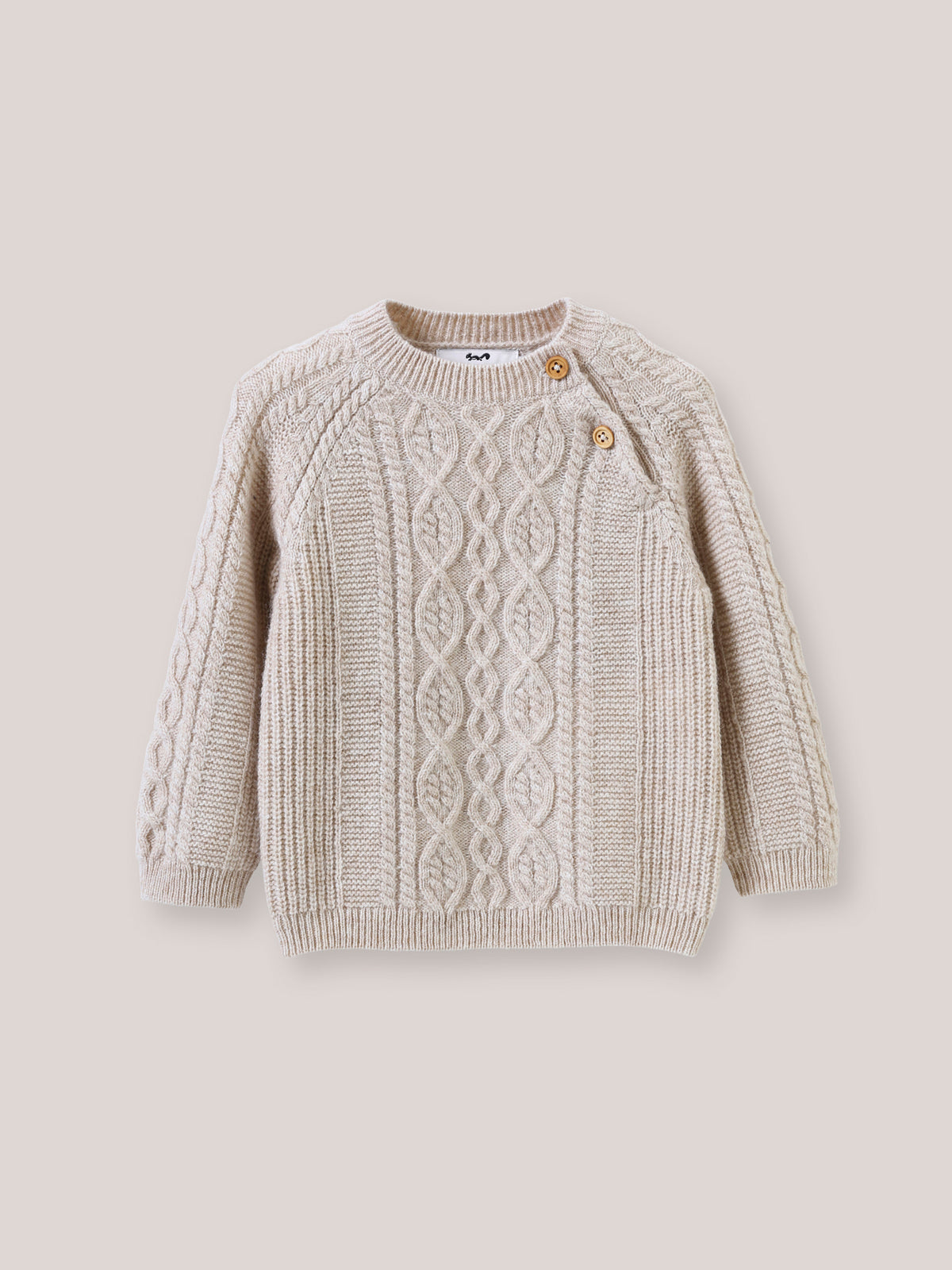 Pull torsadé Bébé en laine