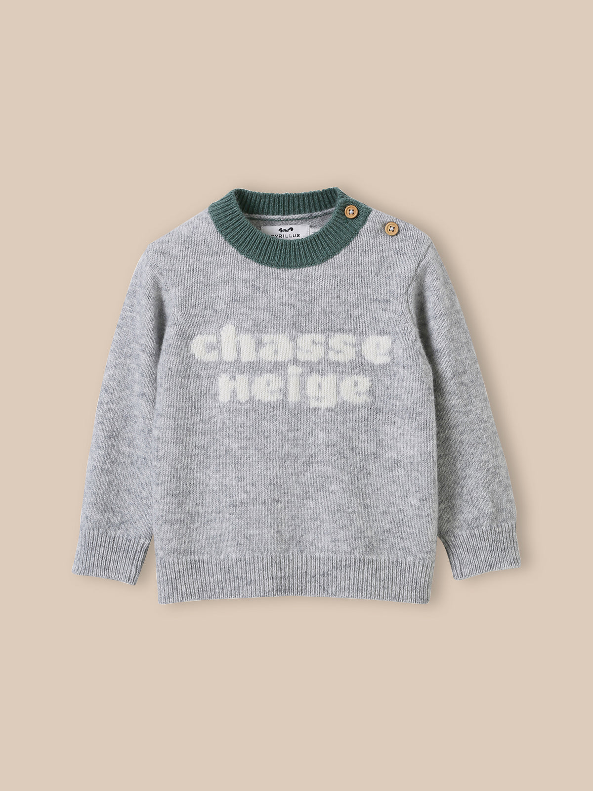 Baby's wool bear sweater