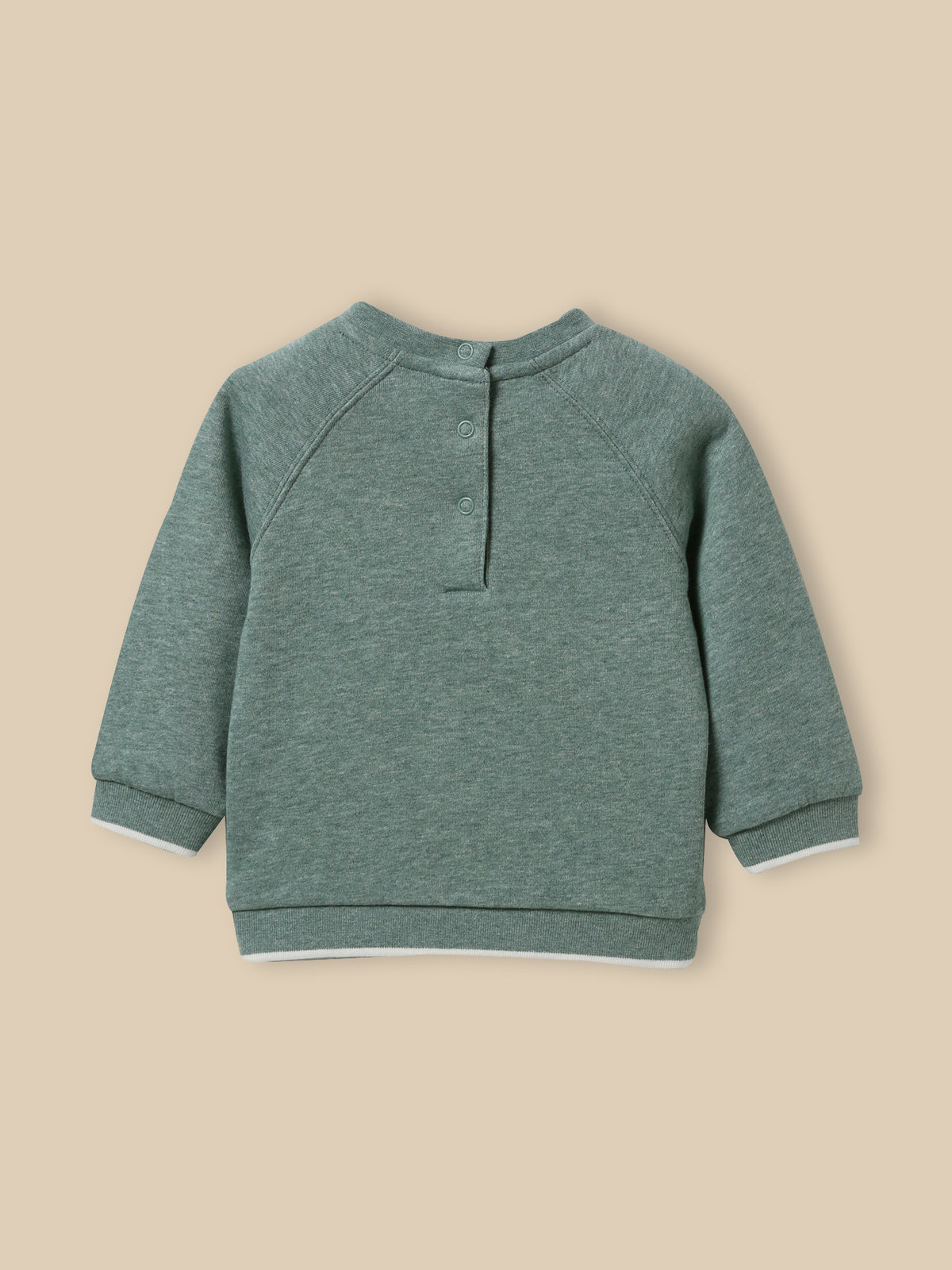 Baby embroidered sweatshirt - Organic cotton