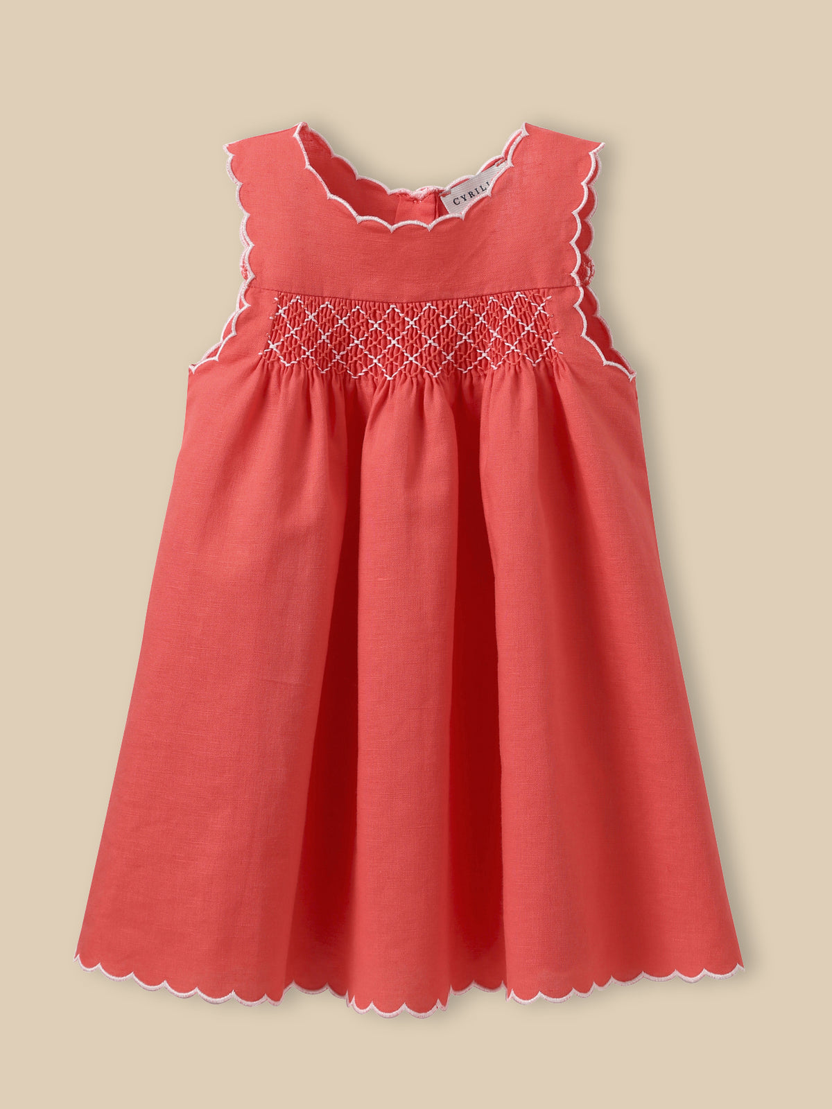 Robe en lin et coton Bébé