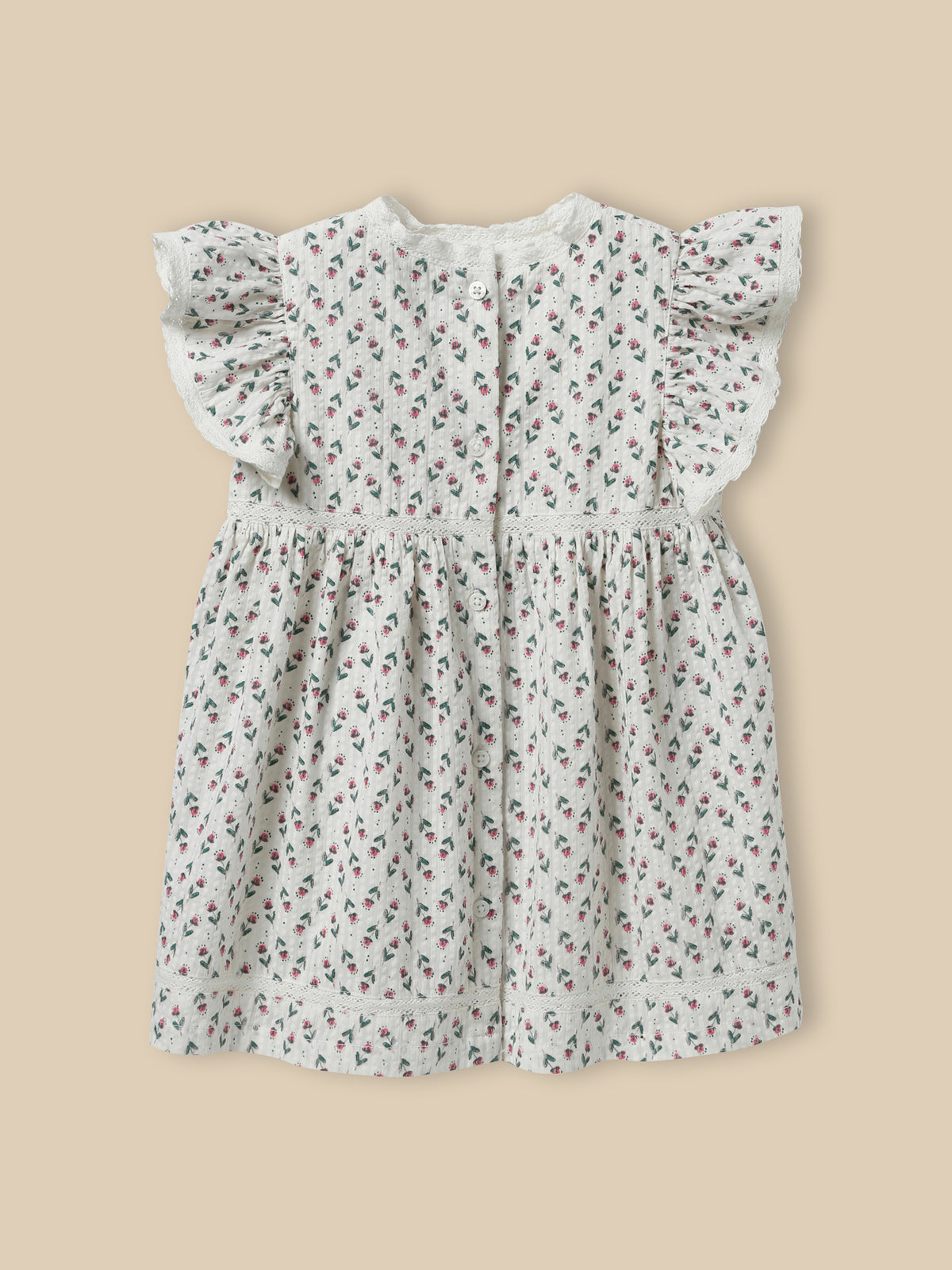 Robe en seersucker bébé