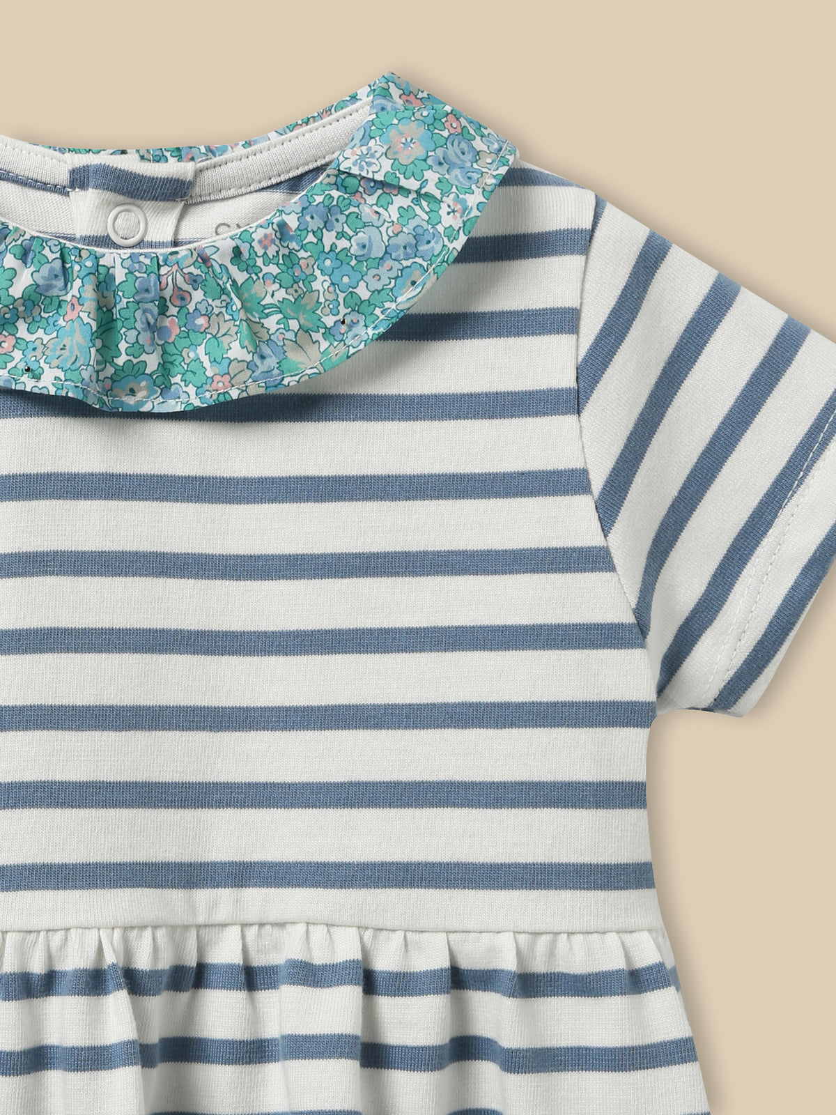 Baby sailor dress - Organic cotton
