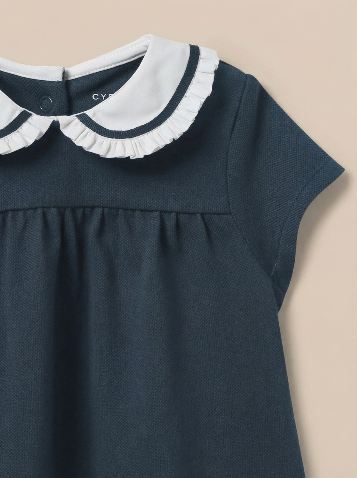 Baby quilted knit dress - Organic cotton