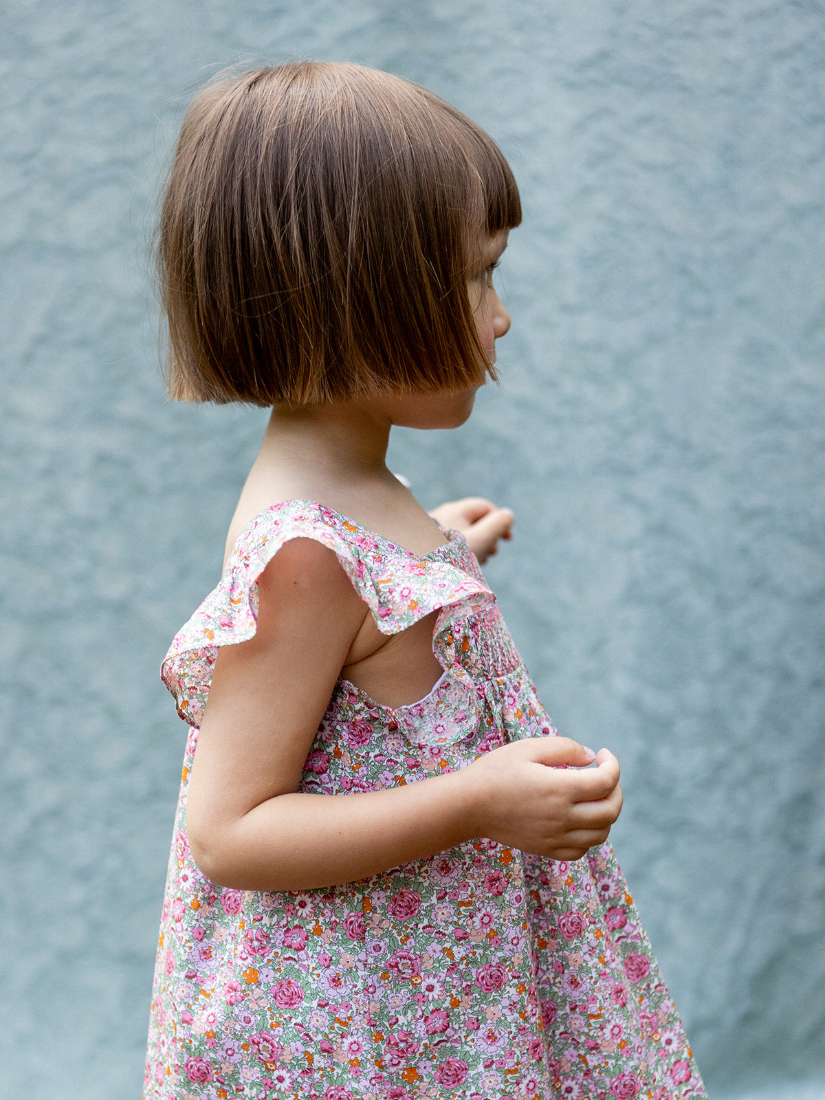Robe Scarlette en tissu Liberty - Collection Fêtes et Mariages