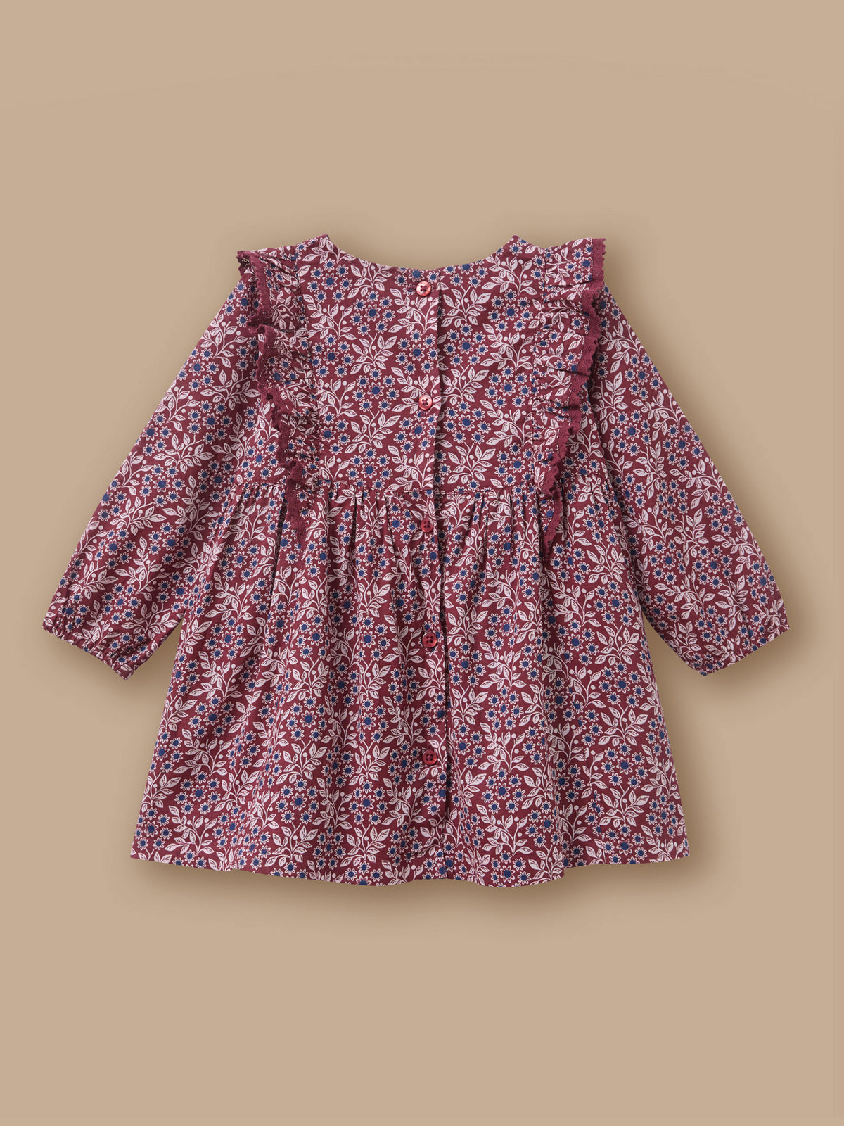 Robe imprimée volantée Bébé