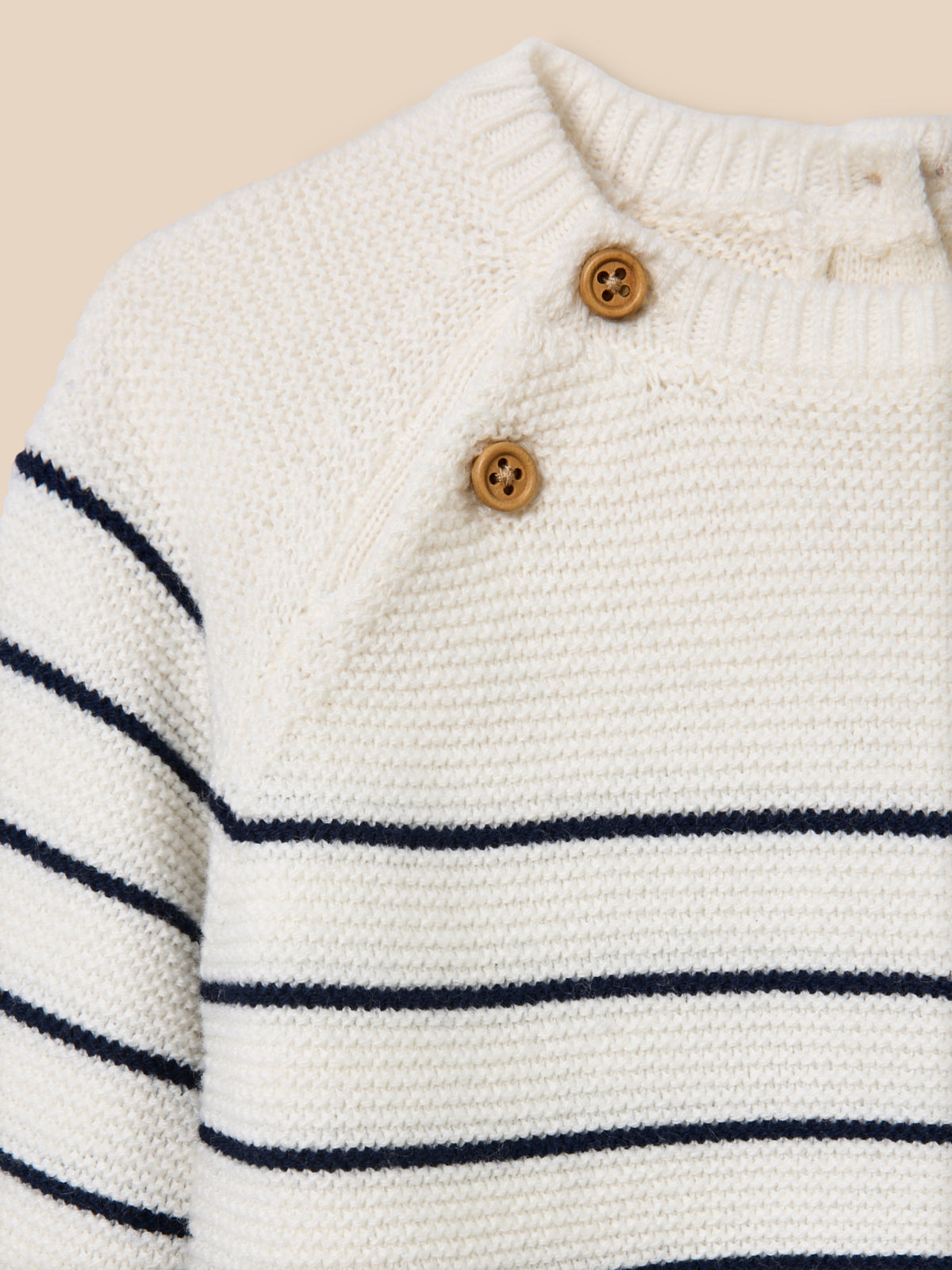 Organic cotton and wool baby jumpsuit